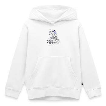 Matrose, maritim - Kinder Premium Organic Hoodie - Weiß - Vorne - AI Model Kid Female (0cm)