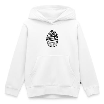 Torte - Kinder Premium Organic Hoodie - Weiß - Vorne - AI Model Kid Female (0cm)