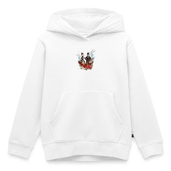 Steampunk Schneemann - Kinder Premium Organic Hoodie - Weiß - Vorne - AI Model Kid Female (0cm)