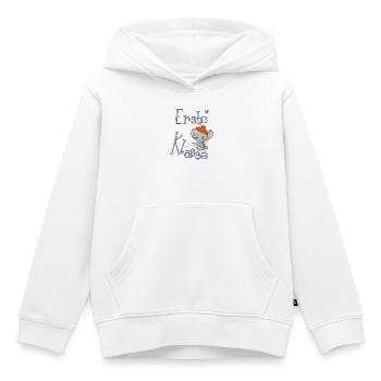 Erste Klasse, Elefant - Kinder Premium Organic Hoodie - Weiß - Vorne - AI Model Kid Female (0cm)