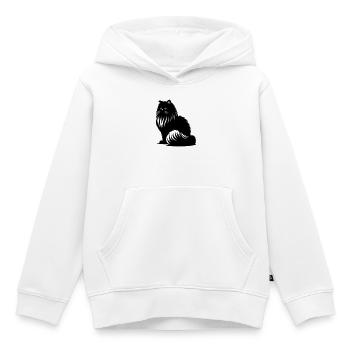 Perserkatze - Perser - Kinder Premium Organic Hoodie - Weiß - Vorne - AI Model Kid Female (0cm)