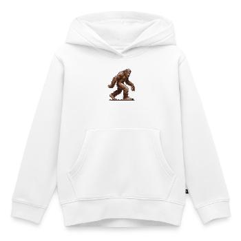 Bigfoot - Kinder Premium Organic Hoodie - Weiß - Vorne - AI Model Kid Female (0cm)