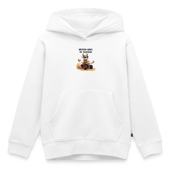 Deserts - Taurus - Kids Premium Organic Hoodie - white - Front - AI Model Kid Female (0cm)