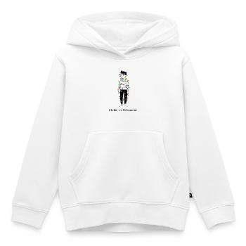 Je suis la décoration. - Sweat Premium à capuche enfant bio - blanc - Devant - AI Model Kid Female (0cm)