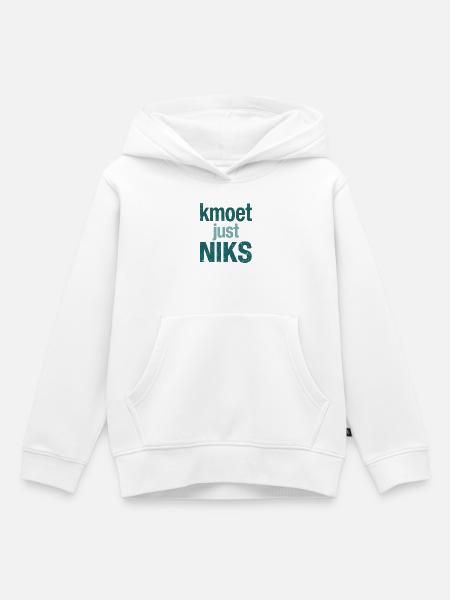 Sie müssen einfach nichts tun - Kinder Premium Organic Hoodie - Weiß