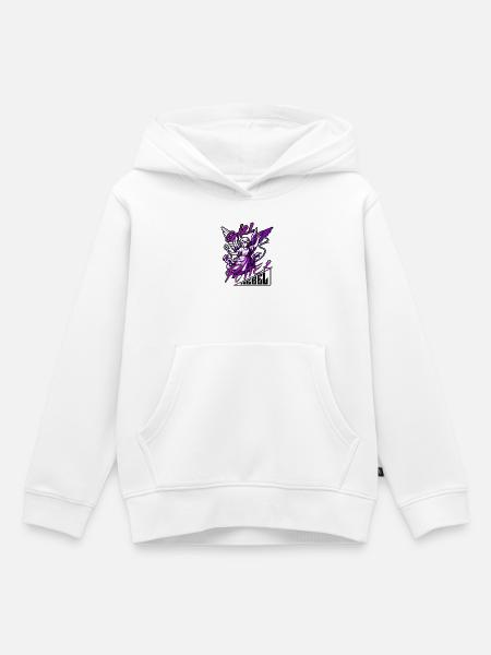 Engelsrebell - Kinder Premium Organic Hoodie - Weiß