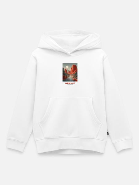 MArtian valley - Kinder Premium Organic Hoodie - Weiß