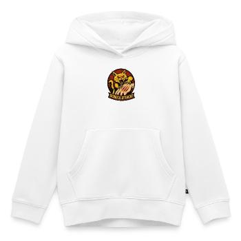 Scratch Attack Wütende Katzenklauen-Design - Kinder Premium Organic Hoodie - Weiß - Vorne - AI Model Kid Female (0cm)