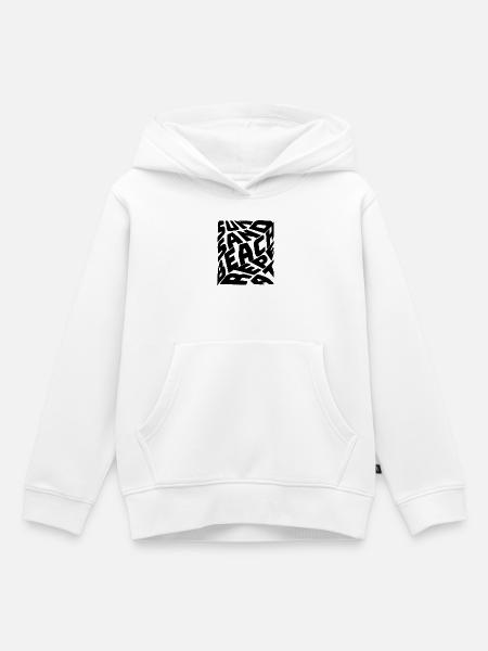 SUN SAND BEACH - Kinder Premium Organic Hoodie - Weiß