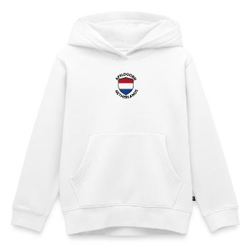 Apeldoorn Shield Netherlands - Kids Premium Organic Hoodie - white - Front - AI Model Kid Female (0cm)
