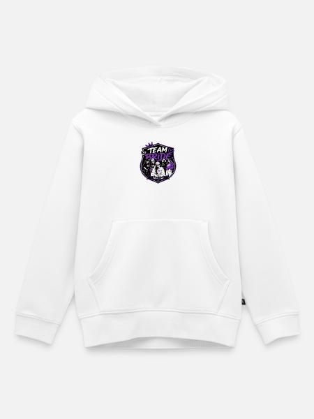 Team Bride Streetwear Squad Edition - Kinder Premium Organic Hoodie - Weiß
