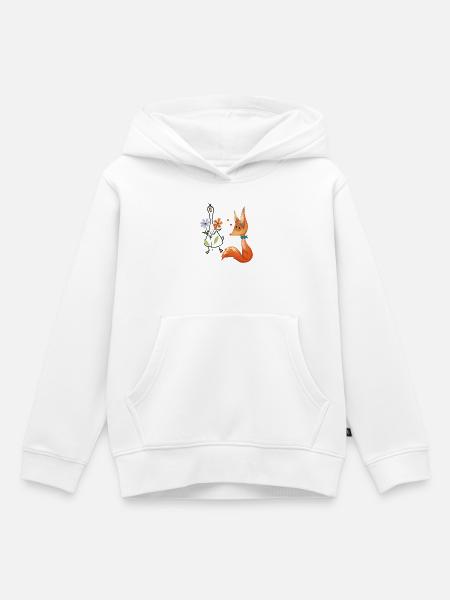 Fuchs und Gans - Kinder Premium Organic Hoodie - Weiß