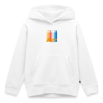 Italia Amore - Kinder Premium Organic Hoodie - Weiß - Vorne - AI Model Kid Female (0cm)