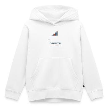 growth_design - Kinder Premium Organic Hoodie - Weiß - Vorne - AI Model Kid Female (0cm)