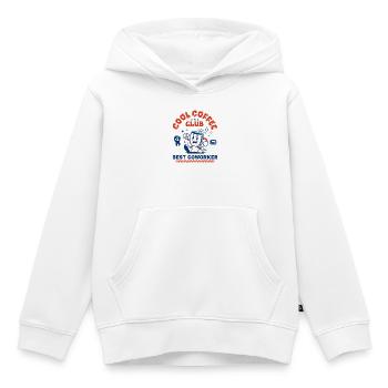 Coffee Club Kaffeeliebhaber-Kollegen-Geschenk - Kinder Premium Organic Hoodie - Weiß - Vorne - AI Model Kid Female (0cm)