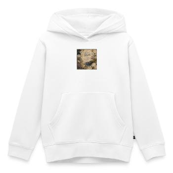 There Is Magic Fernrohr Poster Nostalgie Deko - Kinder Premium Organic Hoodie - Weiß - Vorne - AI Model Kid Female (0cm)