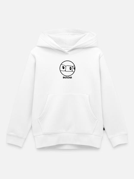 Biologe - Kinder Premium Organic Hoodie - Weiß