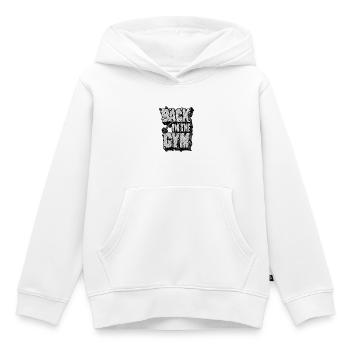 Back in the Gym – Fitness Workout Statement Design - Kinder Premium Organic Hoodie - Weiß - Vorne - AI Model Kid Female (0cm)