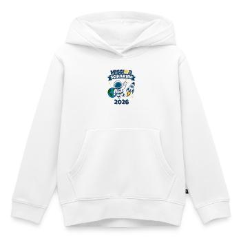 Astronaut Einschulung Schulkind 2026 Shirt - Kinder Premium Organic Hoodie - Weiß - Vorne - AI Model Kid Female (0cm)