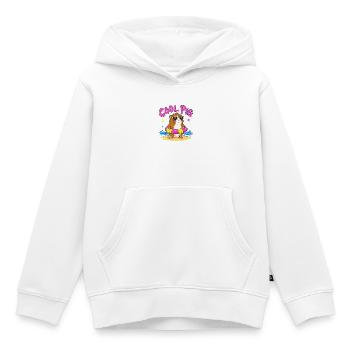 Cooles Meerschweinchen Sonnenbrille Sommer Spaß - Kinder Premium Organic Hoodie - Weiß - Vorne - AI Model Kid Female (0cm)