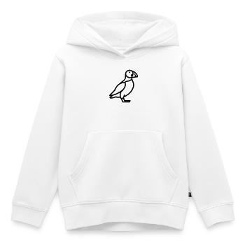 Papageitaucher-Seevogel - Kinder Premium Organic Hoodie - Weiß - Vorne - AI Model Kid Female (0cm)