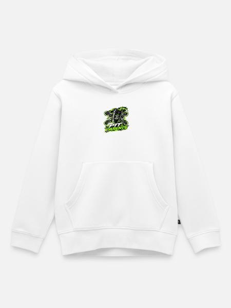 Pit Parents Inline Speedskating - Kinder Premium Organic Hoodie - Weiß