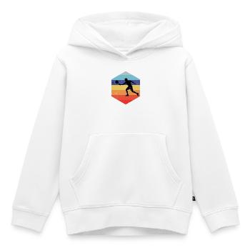 Geschenkidee für den Doppelspieler mit Racketsport - Kinder Premium Organic Hoodie - Weiß - Vorne - AI Model Kid Female (0cm)