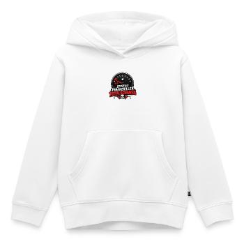 Benzinpreise Humor Design - Kinder Premium Organic Hoodie - Weiß - Vorne - AI Model Kid Female (0cm)