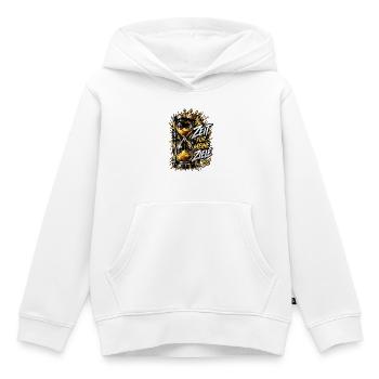 Königliche Stunde: Zeit Für Meine Zeile - Kinder Premium Organic Hoodie - Weiß - Vorne - AI Model Kid Female (0cm)