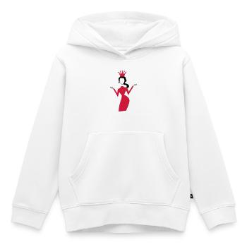 frau - Kinder Premium Organic Hoodie - Weiß - Vorne - AI Model Kid Female (0cm)