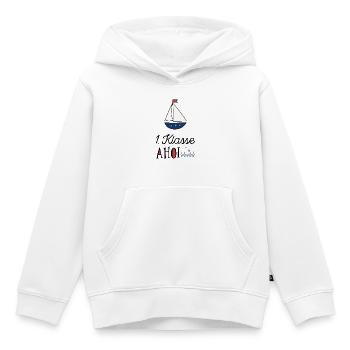 Erstklässler ahoi - Kinder Premium Organic Hoodie - Weiß - Vorne - AI Model Kid Female (0cm)