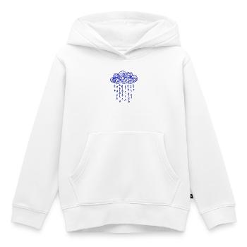 Regen, Jahreszeit, Regen, Wasserkreislauf - Kinder Premium Organic Hoodie - Weiß - Vorne - AI Model Kid Female (0cm)