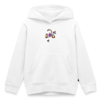 Swan Company - Kids Premium Organic Hoodie - white - Front - AI Model Kid Female (0cm)