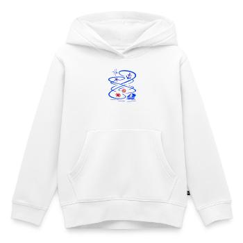 ahoy, maritime - Kids Premium Organic Hoodie - white - Front - AI Model Kid Female (0cm)