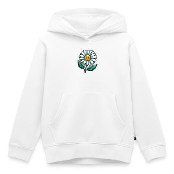 Daisy - Kids Premium Organic Hoodie - white - Front - AI Model Kid Female (0cm)