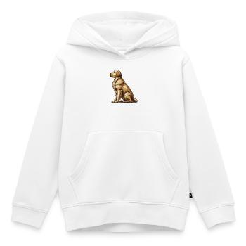 Golden Retriever - Kinder Premium Organic Hoodie - Weiß - Vorne - AI Model Kid Female (0cm)