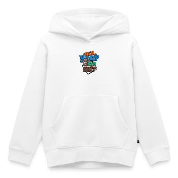 Neues Jahr neue Scheiße - Kinder Premium Organic Hoodie - Weiß - Vorne - AI Model Kid Female (0cm)