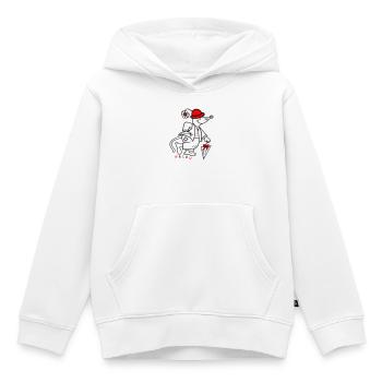 Fasching - Kinder Premium Organic Hoodie - Weiß - Vorne - AI Model Kid Female (0cm)