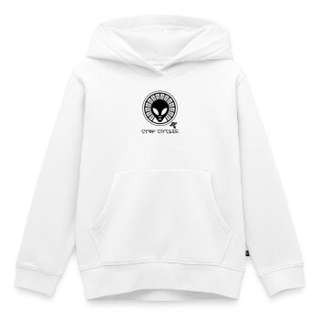 Uralter außerirdischer Kornkreis - Kinder Premium Organic Hoodie - Weiß - Vorne - AI Model Kid Female (0cm)