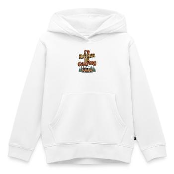 I'd Rather Be Camping - Kids Premium Organic Hoodie - white - Front - AI Model Kid Female (0cm)
