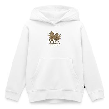 Everything is autumn. Beautiful autumn. Harvest autumn. - Kids Premium Organic Hoodie - white - Front - AI Model Kid Female (0cm)