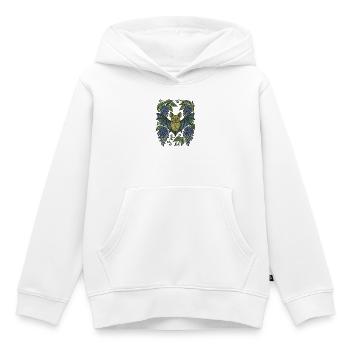 Laune der Fledermaus - Kinder Premium Organic Hoodie - Weiß - Vorne - AI Model Kid Female (0cm)
