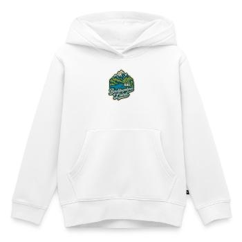 Berchtesgadener Land - Sweat Premium à capuche enfant bio - blanc - Devant - AI Model Kid Female (0cm)