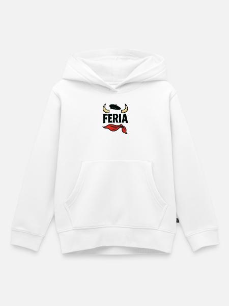 Feria – Baskenland - Kinder Premium Organic Hoodie - Weiß