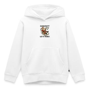 Retrait de caisse - Sweat Premium à capuche enfant bio - blanc - Devant - AI Model Kid Female (0cm)