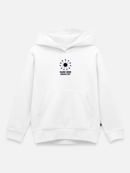 Dark-Web-Analyst – Cybersicherheit - Kinder Premium Organic Hoodie - Weiß