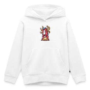 Tentacules de monstre colorés - Sweat Premium à capuche enfant bio - blanc - Devant - AI Model Kid Female (0cm)