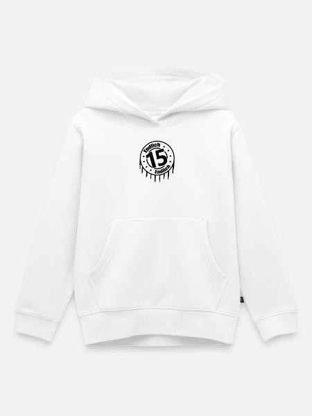 Endlich 15 - Kinder Premium Organic Hoodie - Weiß