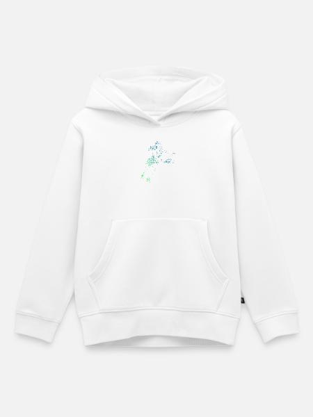 Pickleballsport Fans lieben Pickleballspielerinnen - Kinder Premium Organic Hoodie - Weiß