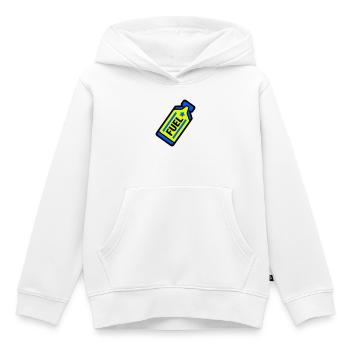 Fuel Energy Gel Ausdauer Sport - Kinder Premium Organic Hoodie - Weiß - Vorne - AI Model Kid Female (0cm)